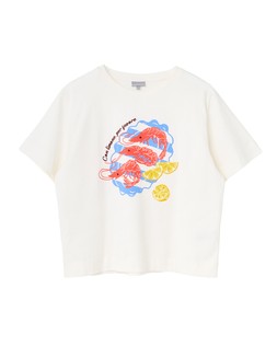 Ivory Prawn Plate Graphic T-Shirt £38 €49.50