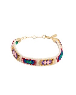 Jamie Multi Coloured Crochet Bracelet £22.50 €29.50