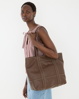 Jennie Chocolate Brown Tote Bag £62 €81