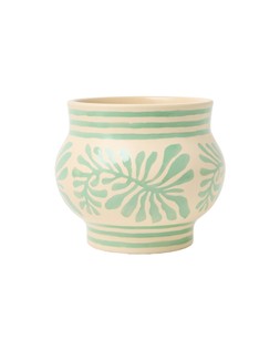 Leaf Green Ceramic Plant Pot £29.50