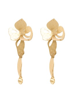 Lela Metal Cut Out Flower Drop Earrings £24 €31.50