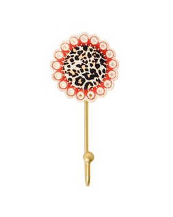 Leopard Print Fabric Wall Storage Hook £9.50