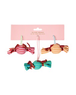 Multicoloured Bon Bon Christmas Tree Decorations Set of Three £12.50 €16.50