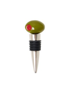 Olive Silver Metal Bottle Stopper £12.50