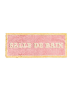 Pink Salle De Bain Bordered Long Bath Mat £35 €45.50