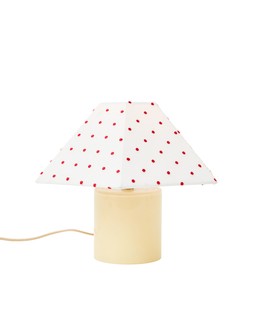 Pois Red Polka Dot Desk & Table Lamp £75