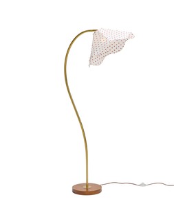 Pois Red Polka Dot Wave Floor Lamp £195