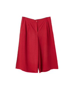 Red Longline Pleat Waist Shorts £60 €78