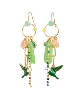Ria Bird & Bead Charm Drop Earrings £19.50 €25.50