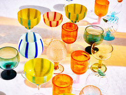 Riera Yellow Margarita Glasses Set of Two £28
