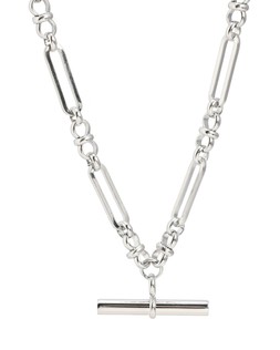 Toni Silver Tone Waterproof Long T-Bar Necklace £38 €49.50