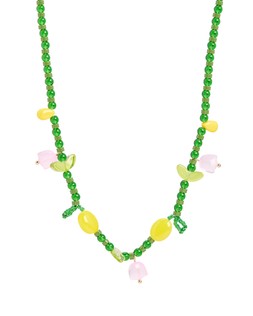 Tori Tulip Detail Beaded Necklace £26
