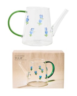 Tulip Clear Glass Watering Can £26.50