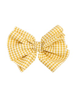 Veda Yellow Check Barrette Hair Bow £16.50 €21.50