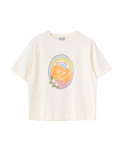 White Chill & Peel Orange Graphic T-Shirt £38 €49.50