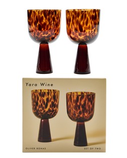 Yara Tortoiseshell Wine Glasses Set of Two £22.50 €29.50