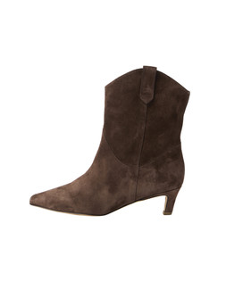 Bibi Lou Chocolate Brown Suede Heeled Boots
