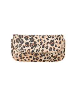 Brown Leopard Print Sunglasses Case