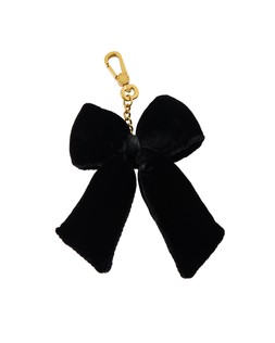 Black Velvet Bow Bag Charm £14