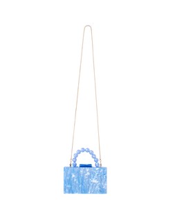 Blue Marbled Clutch £58