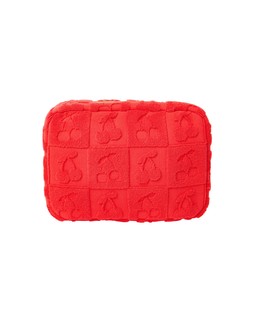 Cherry Red Towel Fold Out Toiletries Bag with Hanger Hook £37.5