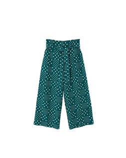 Colour Tbc Spot Tie Waist Culotte £68
