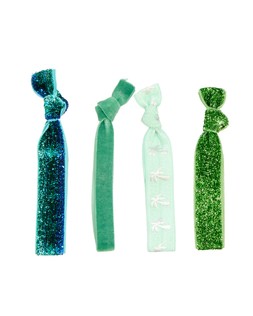 Felicity Green & Blue Glitter Hair Bands Set of Four £12.5