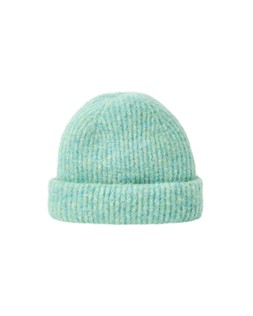 Green Marl Ribbed Knitted Beanie Hat £22