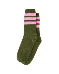 Green & Pink Sequin Sporty Cosy Socks £15