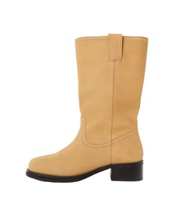 Nubuck Sand Engineer Knee High Boots £140