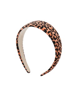 Oliver Bonas Alecia Orange Animal Print Headband £19.50