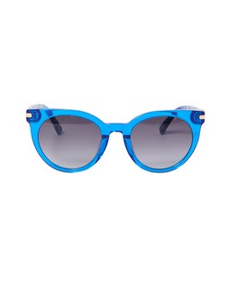 Oliver Bonas Blue Crystal Torte Arm Preppy Acetate Sunglasses £55