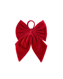 Oliver Bonas Burgundy Velvet Bow £7.50