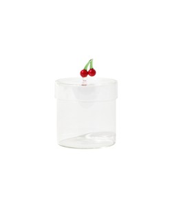 Oliver Bonas Cherries Glass Pot £10