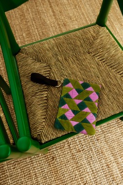 Oliver Bonas Cord Patchwork Pouch £25