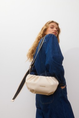Oliver Bonas Denim Tuck Shoulder Zip Through Jumpsuit £90 - Oliver Bonas Ava Gathered Med Belt Bag £48 (1)