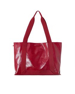 Oliver Bonas Emma Red Patent Tote Bag £65