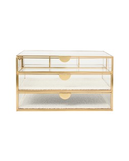 Oliver Bonas G&G Boucle 3 Tier Jewellery Box £78