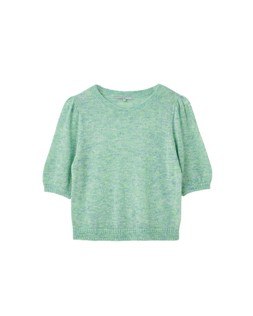 Oliver Bonas Green Blouson Sleeve Fluffy Tee £60