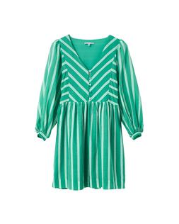 Oliver Bonas Green Stripe Mini Dress £75