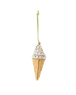 Oliver Bonas Ice Cream Beaded Decoration £12.50