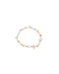 Oliver Bonas Jackson Multi Bead & Faux Pearl Bracelet £24