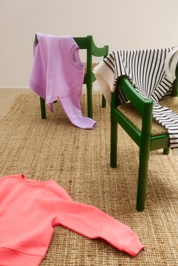 Oliver Bonas Mono Stripe Sweat £50 - Oliver Bonas Pink Neon Marl Sweat £50 - Oliver Bonas Purple Washed Sweat £55 (2)