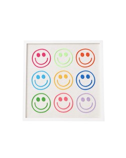 Oliver Bonas Multi Happy Faces Wall Art £70