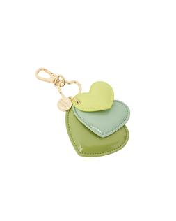 Oliver Bonas Patent Green Heart Keyring £14