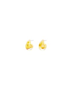 Oliver Bonas Penelope Dried Flower Teardrop Stud Earrings £16.50