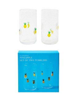 Oliver Bonas Pineapple Motif Tumbler S2 £24.50