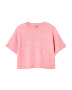 Oliver Bonas Pink Boxy Knit Tee £58