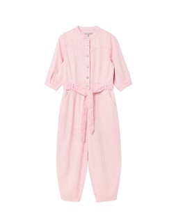 Oliver Bonas Pink Yoke Detail Denim Jumpsuit £95