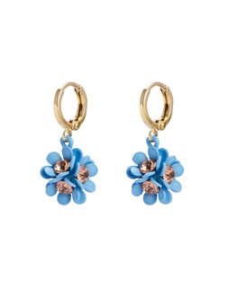 Oliver Bonas Savannah Flower Huggie Drop Earrings £16.50